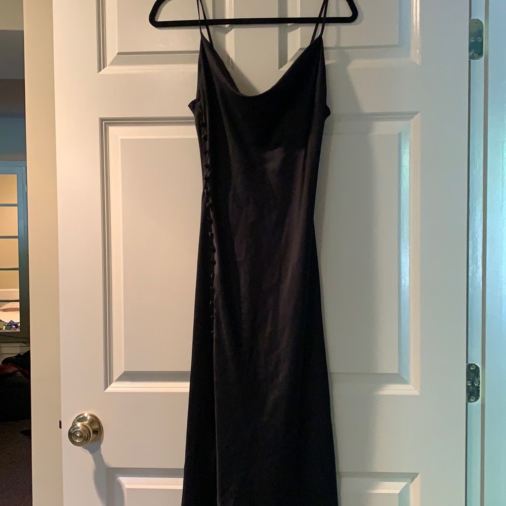 ZARA NWT Black Lingerie Style Dress